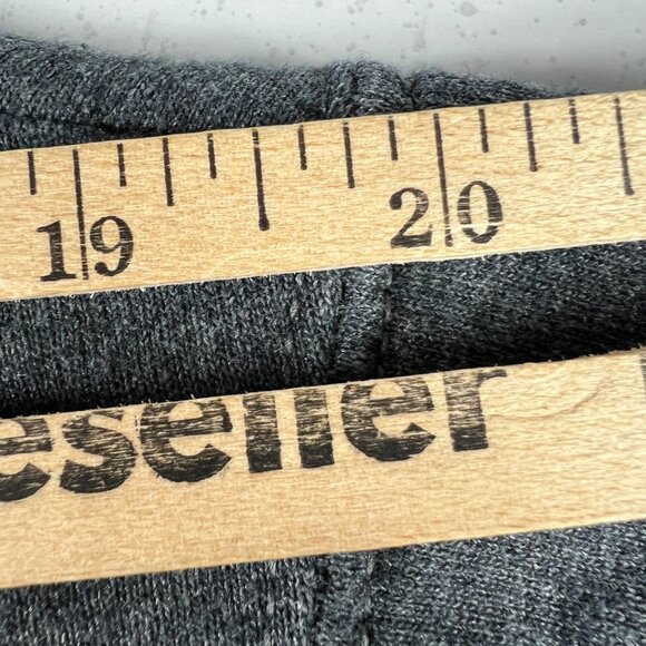 Y2K Jerzees Michigan Wolverines Sweatshirt Medium Dark Grey Distressed Hoodie - Picture 16 of 16